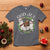 God Jul T Shirt Yule Goat Christmas Wreath Winter Solstice - Wonder Print Shop