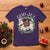 God Jul T Shirt Yule Goat Christmas Wreath Winter Solstice - Wonder Print Shop