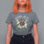 God Jul T Shirt For Women Yule Goat Christmas Wreath Winter Solstice - Wonder Print Shop