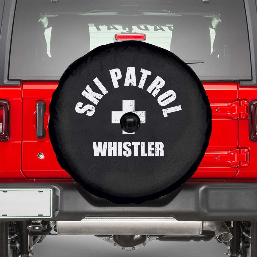 Ski Patrol Whistler Spare Tire Cover Winter Slopes Skiing Snowboarding - Wonder Print Shop