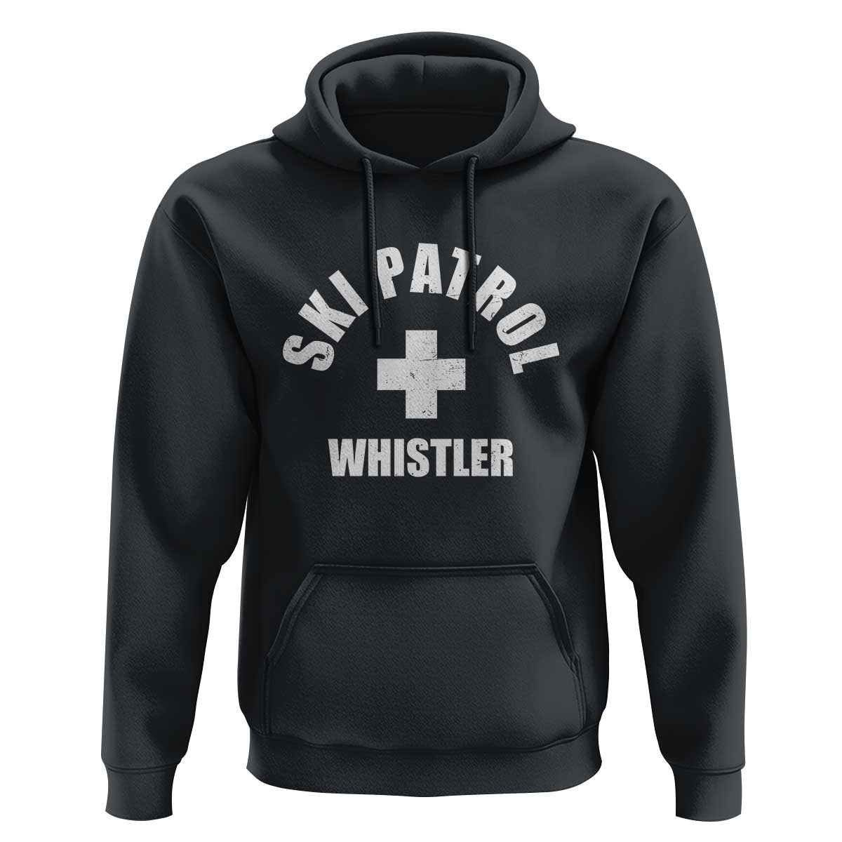 Ski Patrol Whistler Hoodie Winter Slopes Skiing Snowboarding - Wonder Print Shop