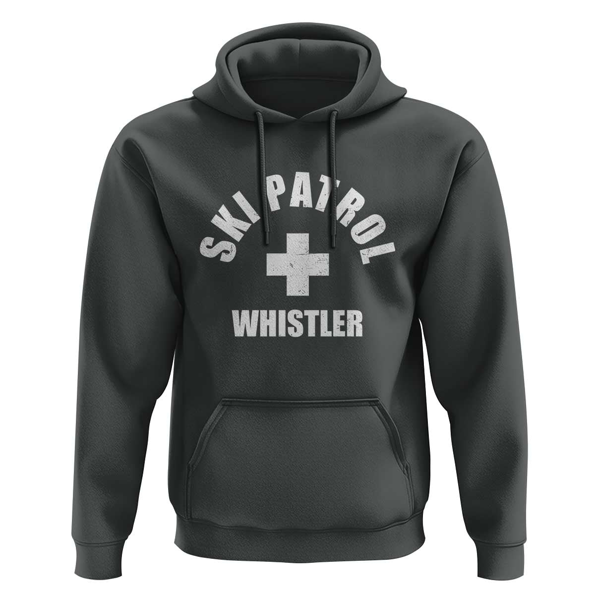 Ski Patrol Whistler Hoodie Winter Slopes Skiing Snowboarding - Wonder Print Shop