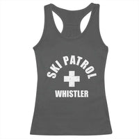Ski Patrol Whistler Racerback Tank Top Winter Slopes Skiing Snowboarding - Wonder Print Shop