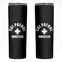 Ski Patrol Whistler Skinny Tumbler Winter Slopes Skiing Snowboarding - Wonder Print Shop