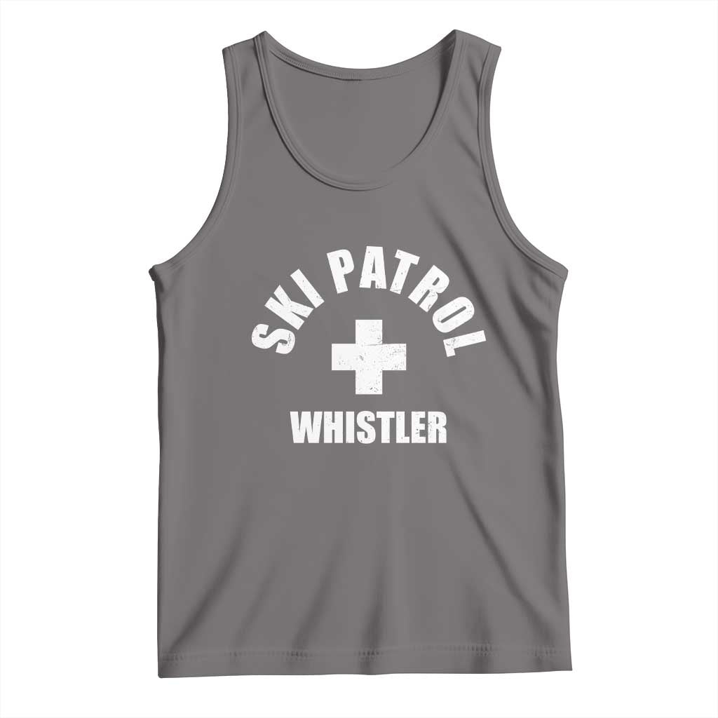 Ski Patrol Whistler Tank Top Winter Slopes Skiing Snowboarding - Wonder Print Shop