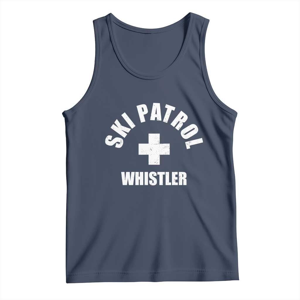 Ski Patrol Whistler Tank Top Winter Slopes Skiing Snowboarding - Wonder Print Shop