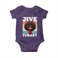 Funny Jive Thanksgiving Turkey Day Baby Onesie Retro Afro Black Turkey - Wonder Print Shop