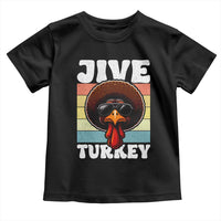 Funny Jive Thanksgiving Turkey Day Toddler T Shirt Retro Afro Black Turkey - Wonder Print Shop