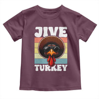 Funny Jive Thanksgiving Turkey Day Toddler T Shirt Retro Afro Black Turkey - Wonder Print Shop