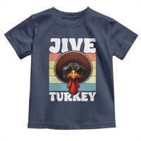Funny Jive Thanksgiving Turkey Day Toddler T Shirt Retro Afro Black Turkey - Wonder Print Shop