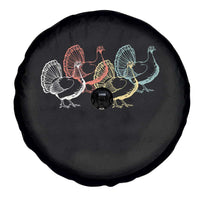 Thanksgiving Turkey Day Retro Poultry Holiday Spare Tire Cover - Wonder Print Shop
