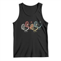 Thanksgiving Turkey Day Retro Poultry Holiday Tank Top - Wonder Print Shop