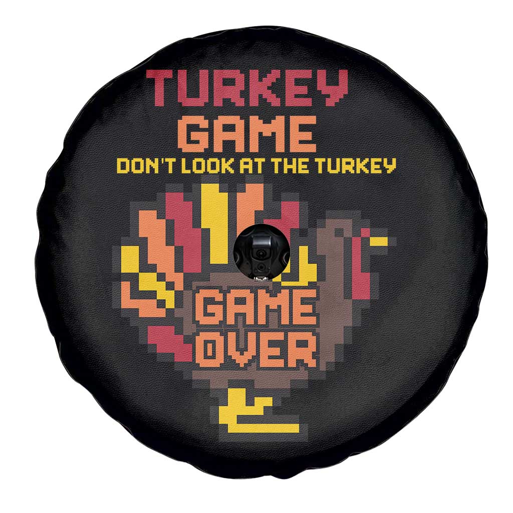 Funny Thanksgiving Turkey Spare Tire Cover Turkey Game Dont Look At The Turkey - Wonder Print Shop