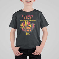 Funny Thanksgiving Turkey T Shirt For Kid Turkey Game Dont Look At The Turkey - Wonder Print Shop