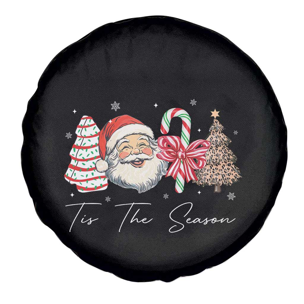 Funny Tis The Season Christmas Spare Tire Cover Xmas Holiday Family Matching Santa Xmas Tree - Wonder Print Shop