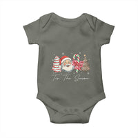 Funny Tis The Season Christmas Baby Onesie Xmas Holiday Family Matching Santa Xmas Tree - Wonder Print Shop