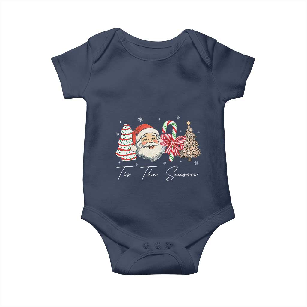 Funny Tis The Season Christmas Baby Onesie Xmas Holiday Family Matching Santa Xmas Tree - Wonder Print Shop