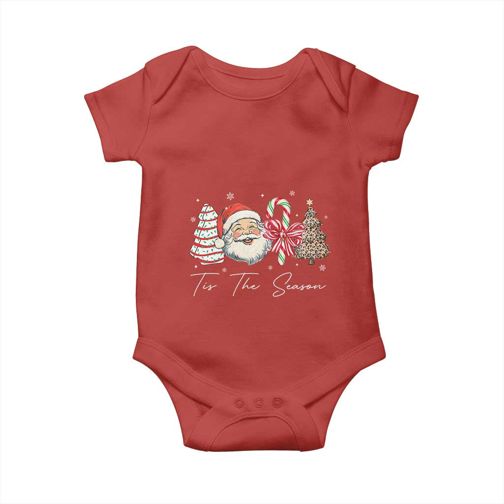 Funny Tis The Season Christmas Baby Onesie Xmas Holiday Family Matching Santa Xmas Tree - Wonder Print Shop