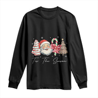 Funny Tis The Season Christmas Long Sleeve Shirt Xmas Holiday Family Matching Santa Xmas Tree - Wonder Print Shop