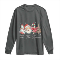 Funny Tis The Season Christmas Long Sleeve Shirt Xmas Holiday Family Matching Santa Xmas Tree - Wonder Print Shop