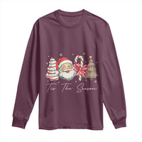 Funny Tis The Season Christmas Long Sleeve Shirt Xmas Holiday Family Matching Santa Xmas Tree - Wonder Print Shop