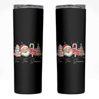 Funny Tis The Season Christmas Skinny Tumbler Xmas Holiday Family Matching Santa Xmas Tree - Wonder Print Shop