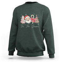 Funny Tis The Season Christmas Sweatshirt Xmas Holiday Family Matching Santa Xmas Tree - Wonder Print Shop