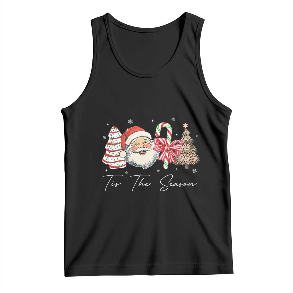Funny Tis The Season Christmas Tank Top Xmas Holiday Family Matching Santa Xmas Tree - Wonder Print Shop