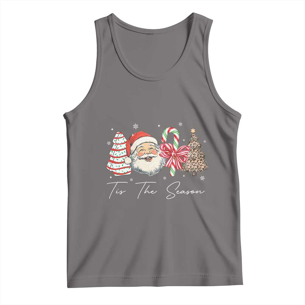 Funny Tis The Season Christmas Tank Top Xmas Holiday Family Matching Santa Xmas Tree - Wonder Print Shop