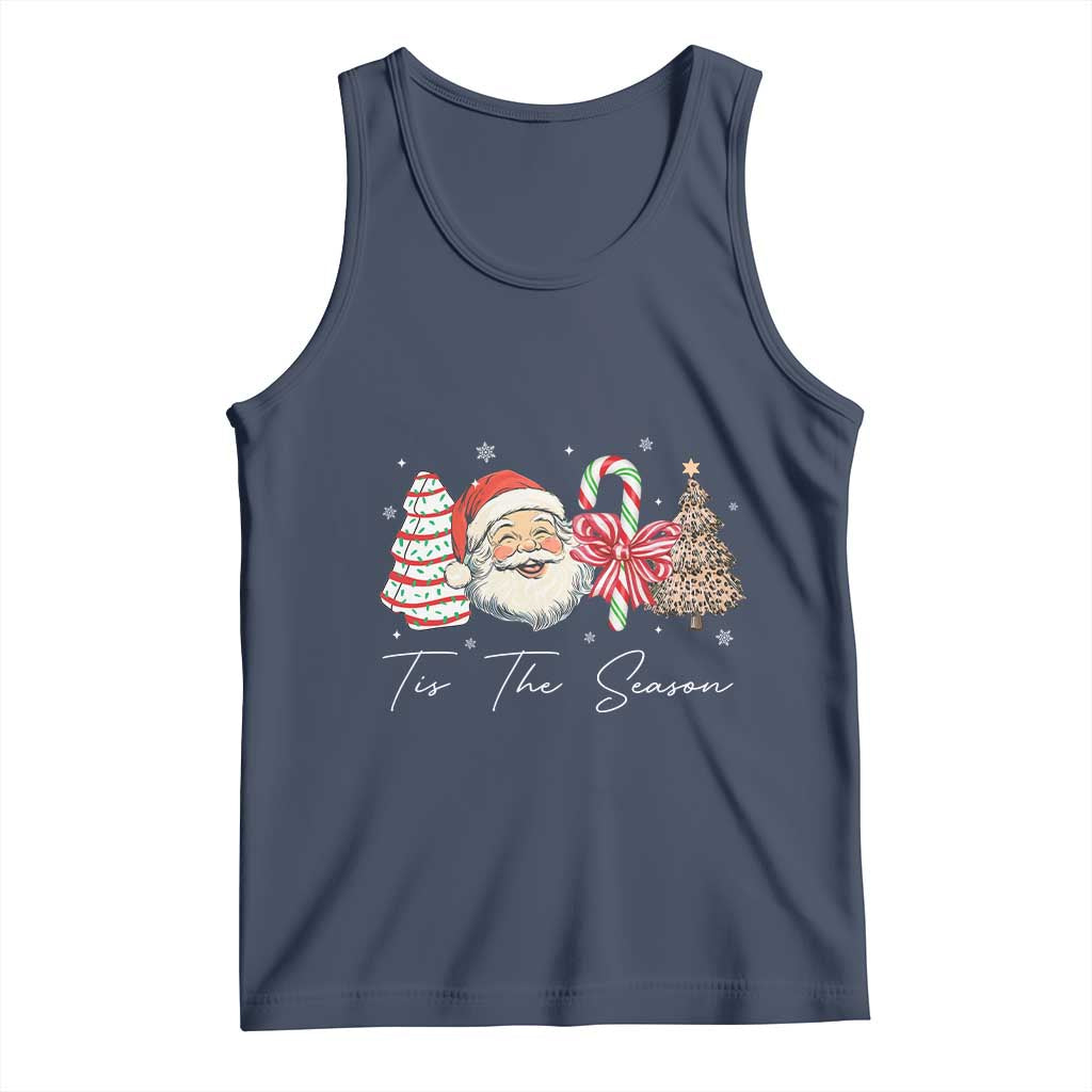 Funny Tis The Season Christmas Tank Top Xmas Holiday Family Matching Santa Xmas Tree - Wonder Print Shop