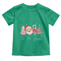 Funny Tis The Season Christmas Toddler T Shirt Xmas Holiday Family Matching Santa Xmas Tree - Wonder Print Shop