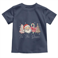 Funny Tis The Season Christmas Toddler T Shirt Xmas Holiday Family Matching Santa Xmas Tree - Wonder Print Shop