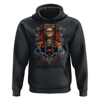 Funny Christmas Motorcycle Santa Hoodie Oh What Fun It Is To Ride Xmas Biker - Wonder Print Shop