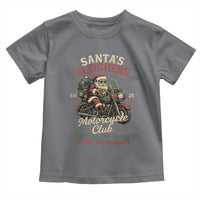Funny Christmas Motorcycle Biker Toddler T Shirt Santas Sleighers Motorcycle Club Decking The Halls - Wonder Print Shop