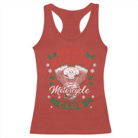 Christmas Motorcycle Biker Racerback Tank Top Santas Sleighers Motorcycle Club - Wonder Print Shop