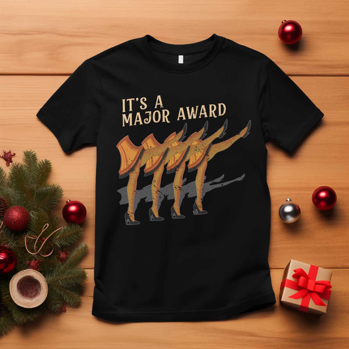 Funny Christmas Movie It's A Major Award T Shirt Italian Leg Lamp - Wonder Print Shop