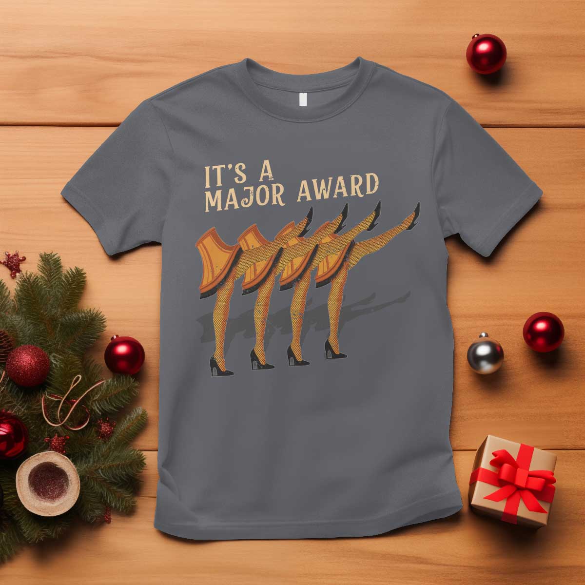 Funny Christmas Movie It's A Major Award T Shirt Italian Leg Lamp - Wonder Print Shop