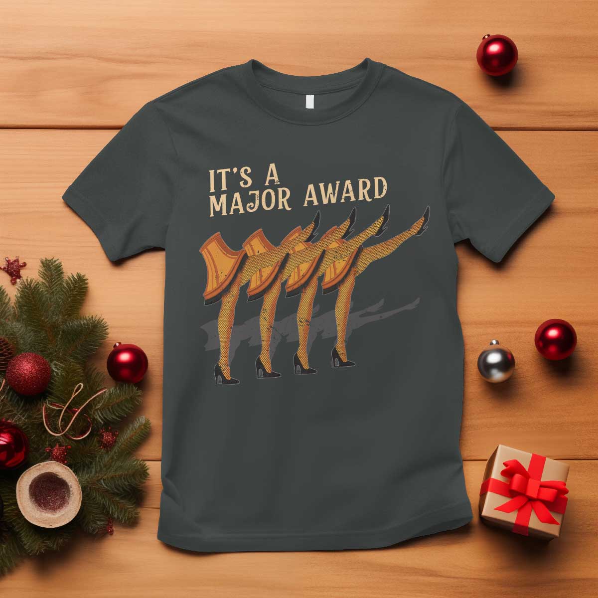 Funny Christmas Movie It's A Major Award T Shirt Italian Leg Lamp - Wonder Print Shop