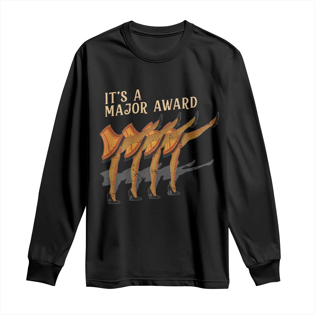 Funny Christmas Movie It's A Major Award Long Sleeve Shirt Italian Leg Lamp - Wonder Print Shop