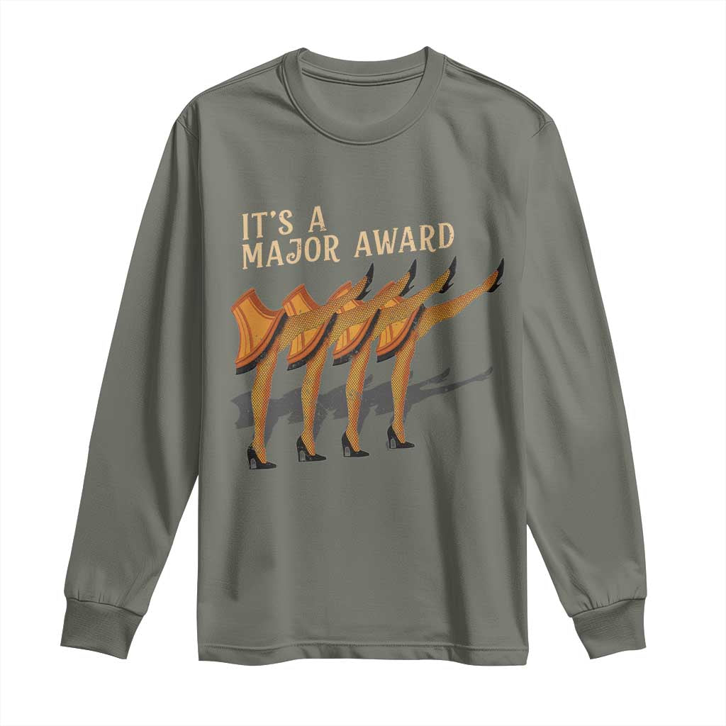 Funny Christmas Movie It's A Major Award Long Sleeve Shirt Italian Leg Lamp - Wonder Print Shop