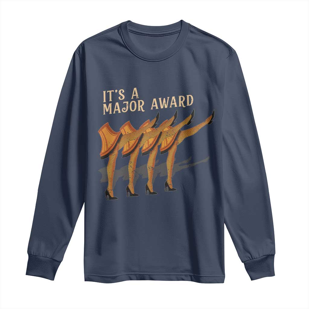 Funny Christmas Movie It's A Major Award Long Sleeve Shirt Italian Leg Lamp - Wonder Print Shop