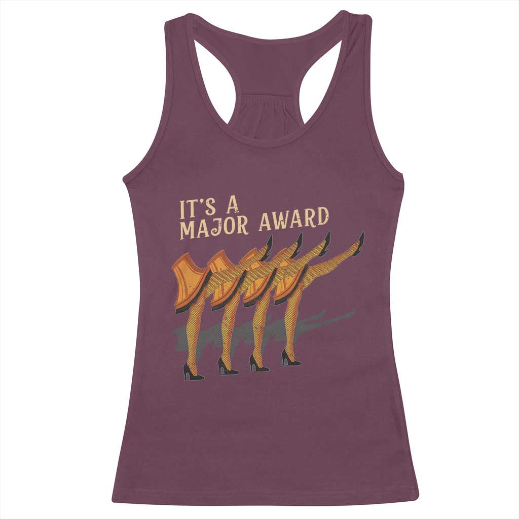 Funny Christmas Movie It's A Major Award Racerback Tank Top Italian Leg Lamp - Wonder Print Shop