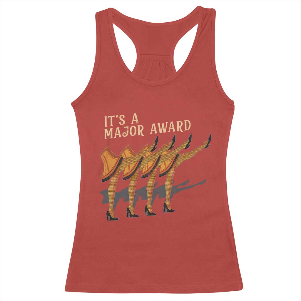 Funny Christmas Movie It's A Major Award Racerback Tank Top Italian Leg Lamp - Wonder Print Shop