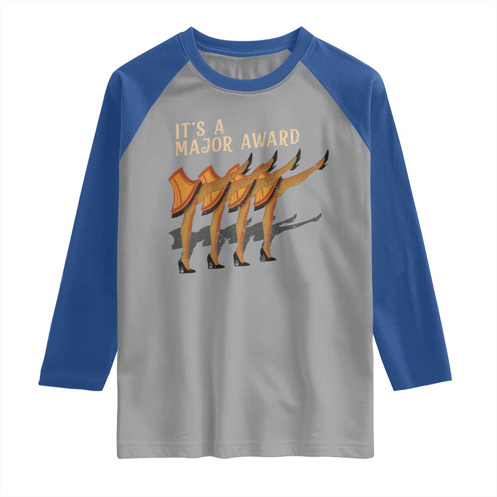 Funny Christmas Movie It's A Major Award Raglan Shirt Italian Leg Lamp - Wonder Print Shop