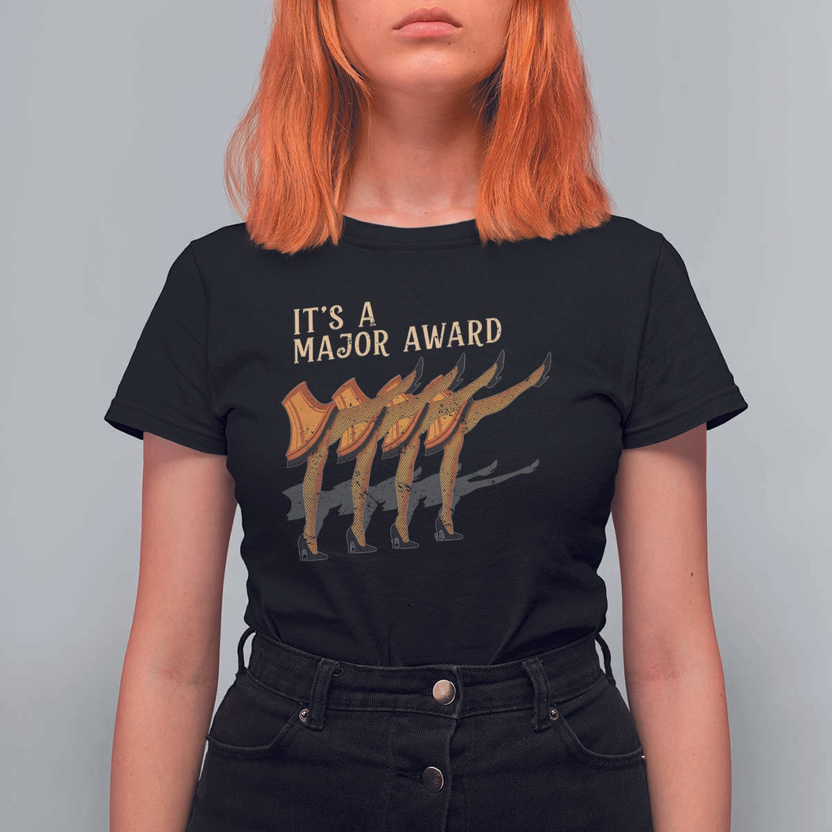 Funny Christmas Movie It's A Major Award T Shirt For Women Italian Leg Lamp - Wonder Print Shop