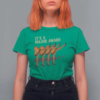 Funny Christmas Movie It's A Major Award T Shirt For Women Italian Leg Lamp - Wonder Print Shop
