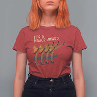 Funny Christmas Movie It's A Major Award T Shirt For Women Italian Leg Lamp - Wonder Print Shop