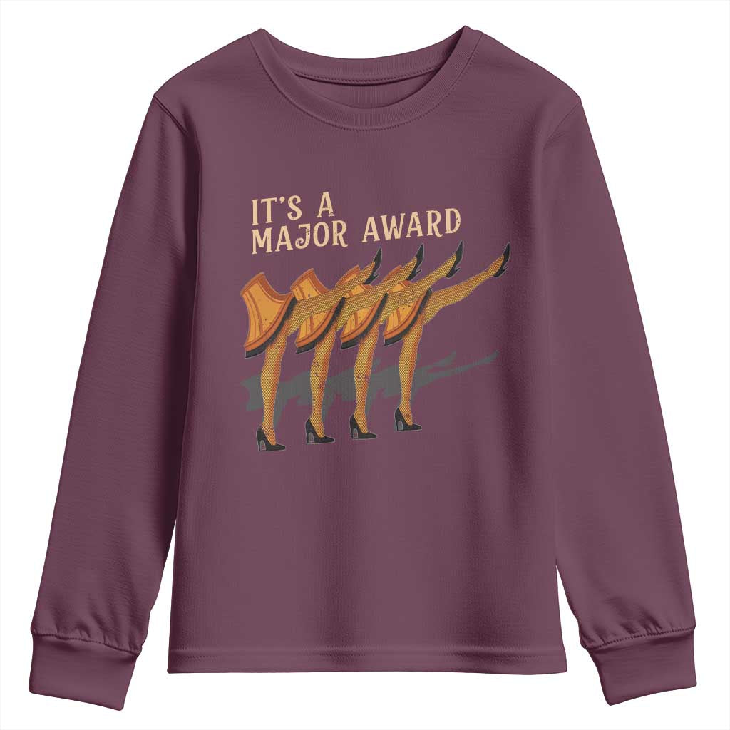 Funny Christmas Movie It's A Major Award Youth Sweatshirt Italian Leg Lamp - Wonder Print Shop