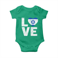 I Love Israel Jewish Gifts Star of David Israeli Baby Onesie - Wonder Print Shop