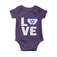I Love Israel Jewish Gifts Star of David Israeli Baby Onesie - Wonder Print Shop
